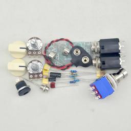 Kit de pedal facial fuzz, pedal de efeitos de guitarra pcb pré-perfurado 1590b diy - Image 3