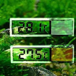 Digital Eletrônico Termômetro de Aquário, Plástico, Metal, 3D, Fish Tank Temp Medidor, Ouro, Prata, Nova Chegada - Image 6