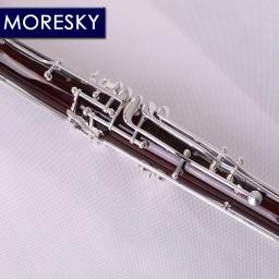 MORESKY-Professional C Tone Fagote, Cupronickel, Silver Key Bege Corpo - Image 4