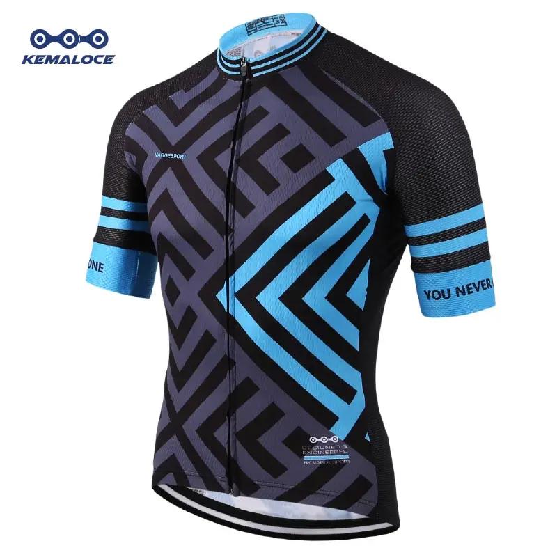 KEMALOCE Roupa De Ciclismo Masculino Estrada Secagem Rápida Camisa Ciclismo Branca China Verão Anti-Uv MTB Seco Corrida Branco Ajustar Em Branco XS-5XL Roupa De Bicicleta - Image 1
