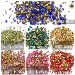 1000 peças tamanhos mistos e muitas cores para escolher ponto de volta resina strass redondo glitter contas para fazer jóias suprimentos diy - Image 3