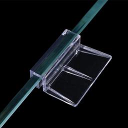 Clear Color Acrílico Aquário Tampa Clipes, Braçadeiras Tampa De Vidro Suporte Titulares, Fish Tank Suprimentos, 4Pcs - Image 3