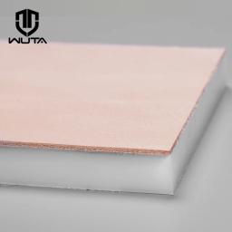 Wuta-PVC Branco Tábua De Corte, Borracha Mallet Mat, Couro Artesanato Ferramentas, Selo De Perfuração, 2 Tipos Escolher, Alta Qualidade, 20x12cm - Image 5