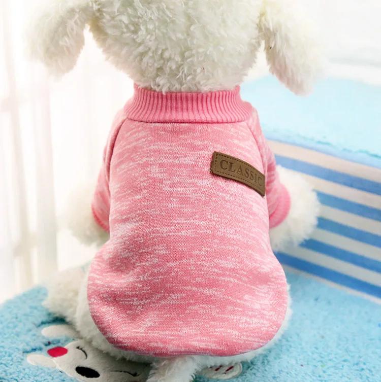 Roupa para cachorro de inverno, para cães pequenos, suéter macio para cachorro, chihuahua, roupa clássica para animais de estimação, 20-22s1 - Image 1