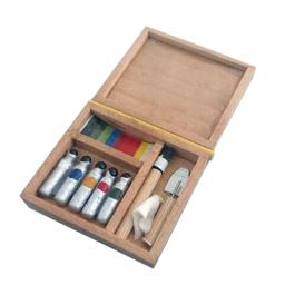 Caixa de ferramentas para costura, caixa de ferramentas/joias/caixa médica/caneta artística/caixa de presente em miniatura para casa de bonecas em escala 1:12 casas de bonecas - Image 3