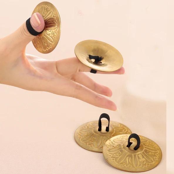 Címbalos de Dança do Ventre: 2 Pares em Grão de Cobre Puro, Acessórios Exclusivos