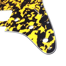 Fei Man-Guitarra personalizada Scratch Plate, Guitarra Pickguards, Acessórios Personalizados, 11 Furos de Parafuso para EUA e México Standard ST HH Strat - Image 5