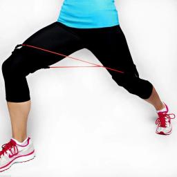 LEEASY Leg Running Tubos de resistência Velocidade cinética Força Elasticas banda exercício para atletas jogadores de basquete de futebol - Image 2
