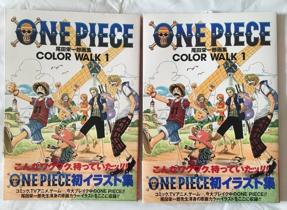 Eiichiro Oda autografado Art Book, One Piece Color WALK 1 J-POP 012019 - Image 1