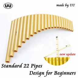 UU-ABS Tubo De Flauta De Plástico para Sopros, Flautas Profissionais Ajustáveis, G Key Instrumento Musical, 22 Tubos - Image 2