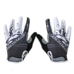Weiostar-Luvas de ciclismo brancas compridas para homens e mulheres, gel à prova de choque, luva de bicicleta acolchoada, dedo cheio, vermelho, MTB, corrida - Image 4