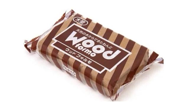 Modelagem Criativa: Molde de Madeira e Argila Ar-Seca Texturizada 500g para Projetos no Japão