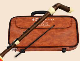 Flauta de baixo clarinete revestida de madeira grão estilo inglês chave f 8 buracos instrumentos musicais profissionais - Image 4