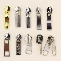 Metal Zinc Alloy Zipper Pullers for Clothing Repair, 5 # Nylon Zippers, Alta Qualidade Zipper Sliders, Acessórios de costura, 5-50Pcs - Image 1