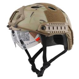 Tactical Airsoft Paintball rápido capacete com óculos, ARC Side Rails, Vas Shroud, NVG Mount, acessórios de caça, 2024 - Image 4