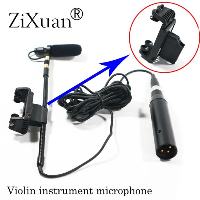 Equipamento Profissional para Músicos: Microfone Condensador e Sistema Sem Fio Shure AKG Samson com Conexão XLR para Violino