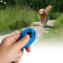 Pulseira de plástico para treinamento de cães, para animais de estimação, gato, clique em treinador, correia de pulso ajustável, chaveiro 23, 1 peça - Image 2