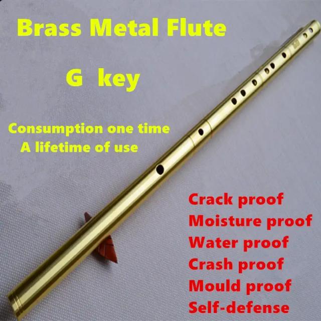 Flauta Dizi de Metal e Bronze: Instrumento Musical e Arma de Autodefesa para Músicos Profissionais