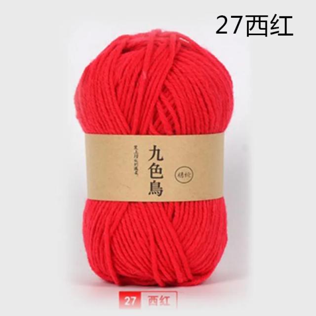 Fio de Fibras Acrílicas Macias 50g para Crochê e Tricô - Ideal para Roupas de Bonecas e Cachecóis Artesanais