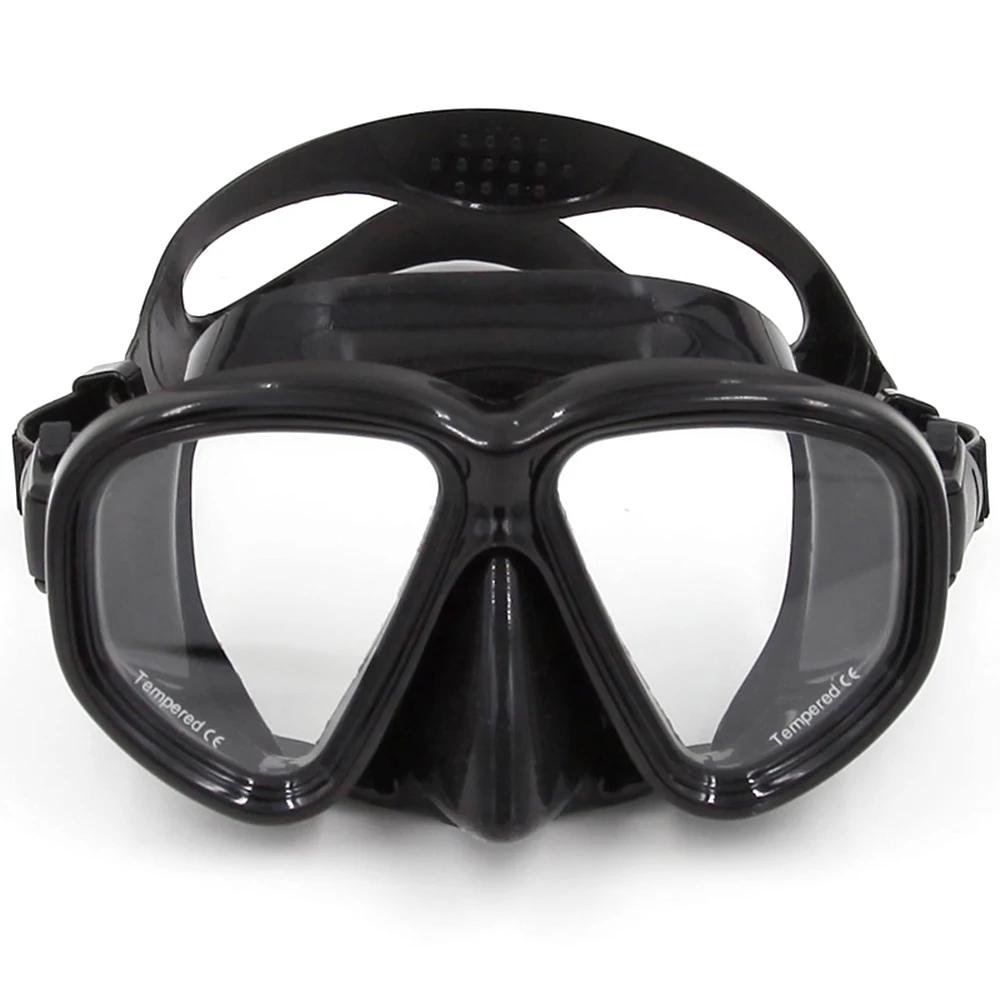 Máscara de mergulho com vidro temperado, snorkel com equipamento para esportes aquáticos, natação, mergulho - Image 1