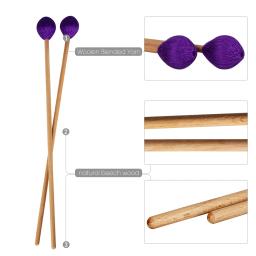 Marimba malete meio, instrumento musical de percussão, acessórios - Image 2