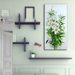 100% pintura a óleo pintada à mão de alta qualidade pintura em tela decoração de casa arte flores pinturas de cabeças - Image 4