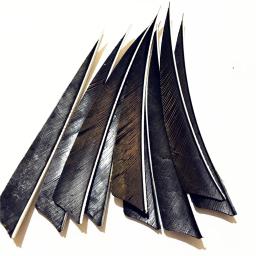 Flechas penas de peru 50 peças, 5 segundos 9 cores protetor para qualquer seta de madeira & bambu para arquearia caça - Image 4