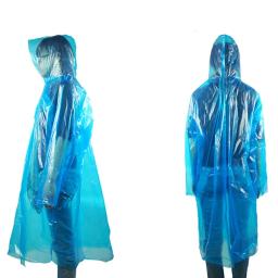 Impermeável de plástico portátil para acampar, Impermeável para caminhadas e montanhismo, Casaco de chuva de emergência, Equipamento de atividade externa - Image 4