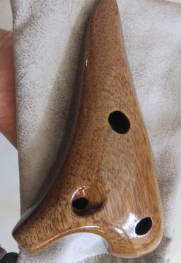 Ocarina de madeira ac 12 buracos alto c, instrumento musical ocarina de madeira - Image 3