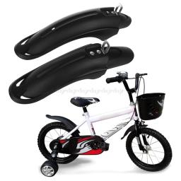 Para-lamas de bicicleta frontal e traseira, 1 par de guarda-lamas à prova de poeira para crianças de 12/14 polegadas, bicicleta, n20, dropship - Image 1