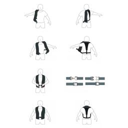 Jaqueta salva-vidas profissional adulta, Roupa de banho inflável manual, Colete De Pesca De Natação, Sobrevivência De Esportes Aquáticos - Image 5