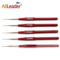 Agulha de crochê micro gancho 4 tamanhos, para fazer trança dreadlock ferramentas cabelo 0.5mm 0.6mm 0.7mm cabo suave - Image 1