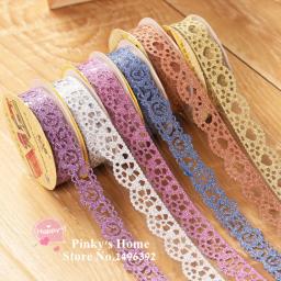 Auto-adesivo Glitter Fita Adesiva, DIY, Fita Adesiva Decorativa, Scrapbooking, Decoração do livro, Craft Rolls - Image 1