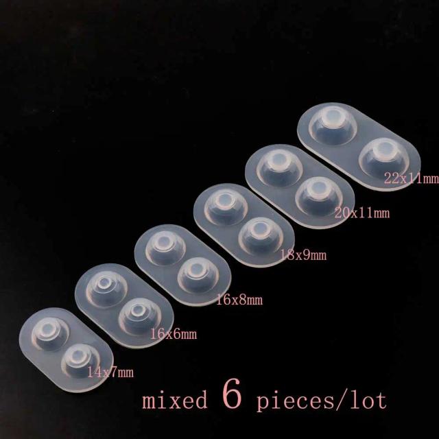 Conjunto de 6 Moldes de Silicone para Criar Olhos de Boneca, Pingentes, Espelhos e Joias em Resina Epóxi