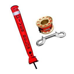Bóia De Marcador De Superfície De Mergulho, Tubo De Sinal De Bóia Com Carretel De Mergulho, Equipamento De Engrenagem Subaquática, Mergulhador De Mergulho - Image 6