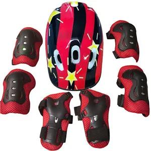 Conjunto Completo de Proteção Infantil: 7 Peças para Hóquei, Ski, Patins e Skate com Protetores de Joelho e Braço