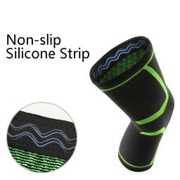 Peça acolchoada de nylon para joelho, equipamento de proteção fitness com joelheira de nylon para corrida, basquete e vôlei, 1 peça - Image 3