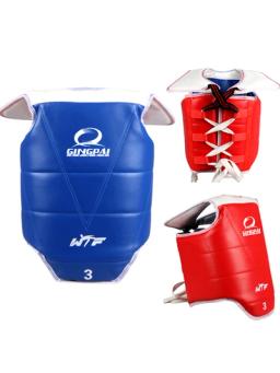 Colete de Taekwondo Dupla Face para Crianças e Adultos, MMA Kickboxing Suporte, Karatê Luta, Guarda Peito Profissional, Protetores Corporais TKD - Image 2