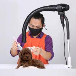 Secador de cabelo para animais de estimação, tubo de ajuste de escamação ajustável, flexível, beleza de banho, secagem rápida - Image 3