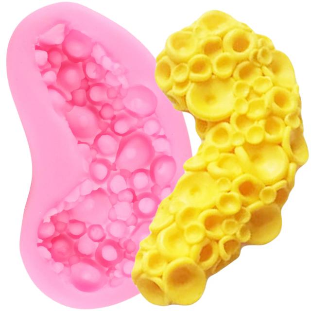 Molde de Silicone Coral Versátil para Cupcakes, Bolos e Decoração de Festas com Ferramentas para Sabonetes, Doces e Chocolate