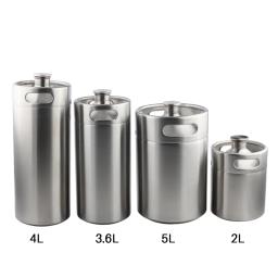 Haste de garrafas de cerveja em aço inoxidável, 6, 4, 5l, mini barril, sistema de dispensação de cerveja artesanal, fabricação caseira de cerveja - Image 2