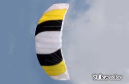 Dual Line Stunt Parachute Parachute para iniciantes, esportes divertidos, poder, Beach Kite para exterior, 1.4m - Image 6