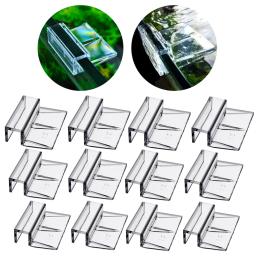 Clear Color Acrílico Aquário Tampa Clipes, Braçadeiras Tampa De Vidro Suporte Titulares, Fish Tank Suprimentos, 4Pcs - Image 1