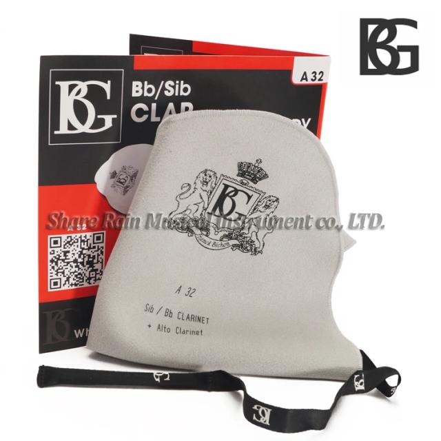 Cotonete Especializado para Clarinete BG A32 com Puxador e Pano de Limpeza