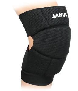 Ja560 protetor de joelho almofadas goleiro futebol vôlei dança treinamento kneecap protetor engrenagem 1 peça novo preto - Image 3