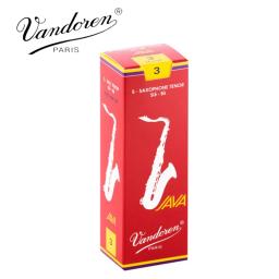Palhetas para saxofone vandoren, palhetas vermelhas para saxofone 2.5 #3.0 # e caixa de 5 [frete grátis] - Image 1