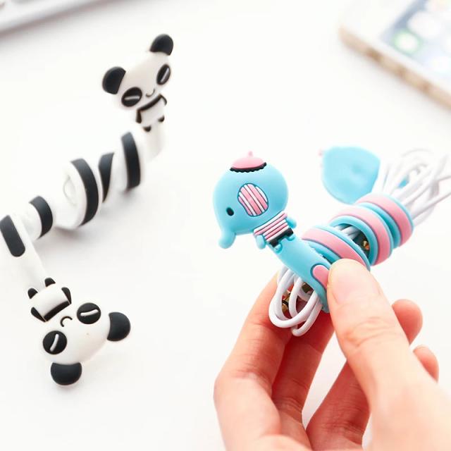 Ferramenta Creativa para Enrolar e Armazenar Cordões de Silicone com Design Estiloso Coreano