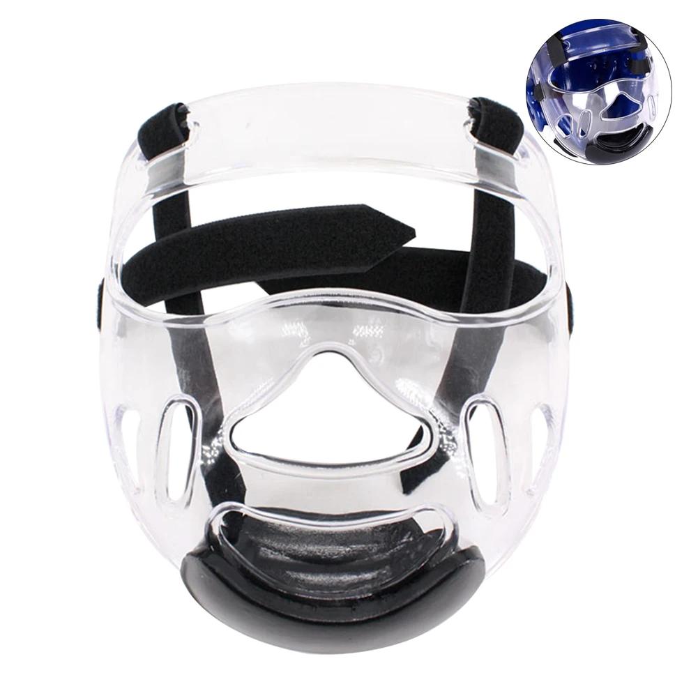 Esportes claro rosto escudo cabeça escudo removível taekwondo capacete máscara de proteção para ambos os homens e mulheres - Image 1