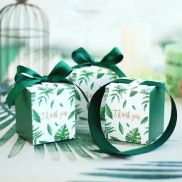 Caixa De Embalagem De Presente De Papel Set Para Casamento Favores Do Chuveiro Do Bebê Festa De Aniversário Fontes De Natal Eid Mubarak Decoração - Image 4