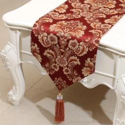 Toalha de mesa moderna para alongar flores, capa simples em relevo, jacquard, estilo europeu, tecido de alta qualidade, toalha de mesa de café - Image 3